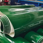 Băng Tải PVC Xanh Mặt Trơn