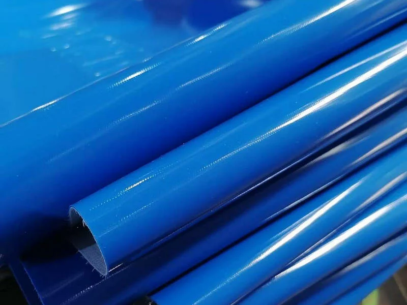 Băng tải PVC xanh dương