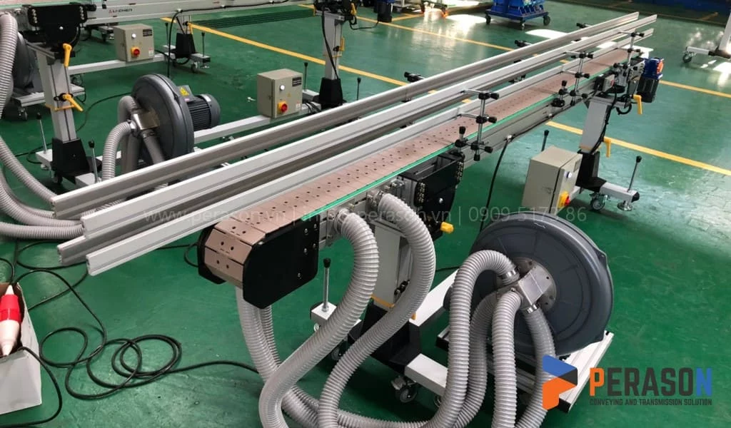 Băng chuyền sử dụng mặt xích 820 đục lỗ Băng chuyền sử dụng mặt xích 820 đục lỗ