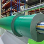 Cuộn băng tải pvc xanh