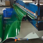 Máy dán nối băng tải PVC xanh