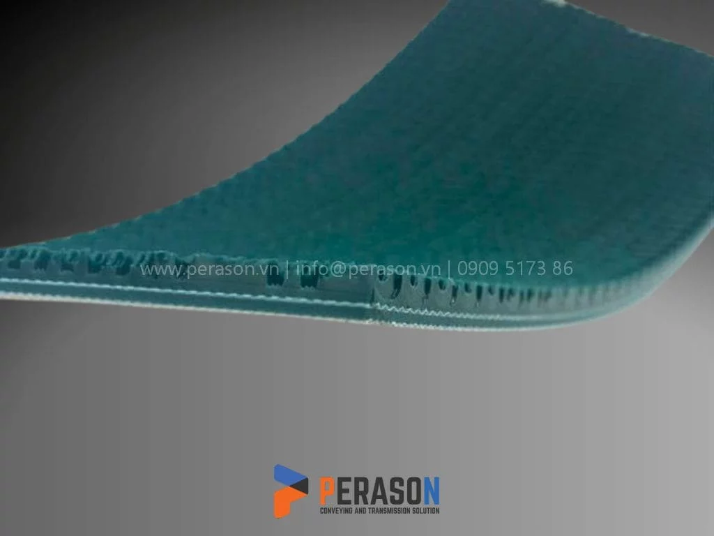 Dây băng tải nhám 5mm 2 lớp bố