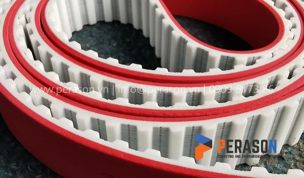 Dây Curoa Pu Đắp Cao Su Đỏ 6 Dây curoa pu đắp cao su đỏ