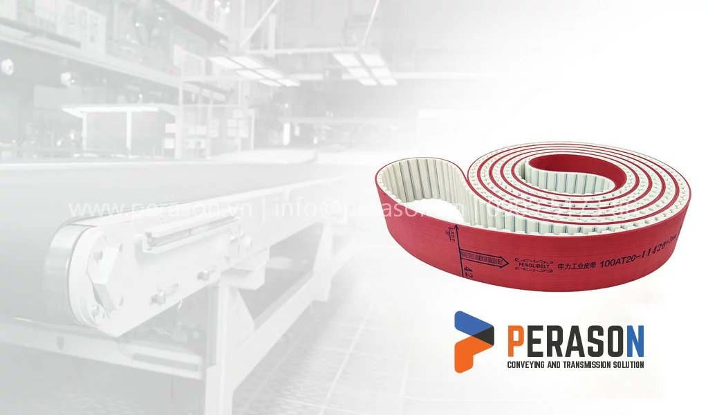 Dây Curoa Pu Đắp Cao Su Đỏ 4 Dây curoa pu đắp cao su đỏ