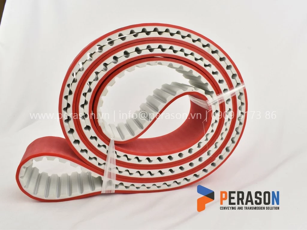 Dây Curoa Pu Đắp Cao Su Đỏ