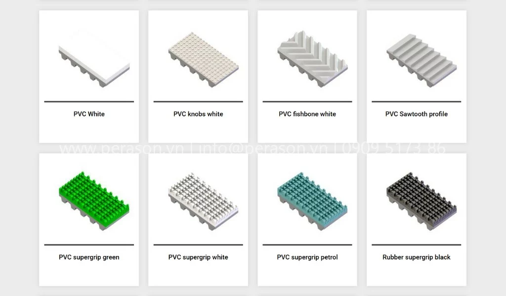 Các loại lớp phủ dây curoa Các loại lớp phủ dây curoa