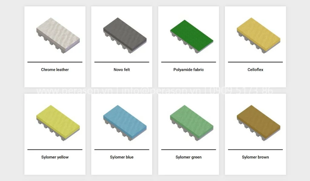 Các loại lớp phủ dây curoa Các loại lớp phủ dây curoa