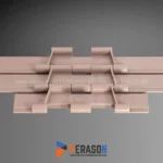 Mặt dưới băng tải xích nhựa dòng 821