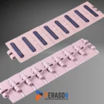 Xích nhựa 820 bề mặt cao su ma sát chống trượt