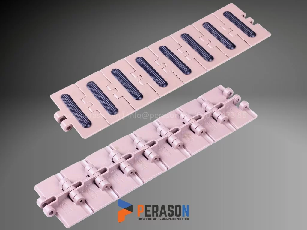 Xích nhựa 820 bề mặt cao su ma sát chống trượt