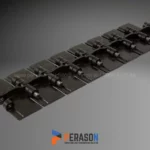 Xích nhựa màu đen chống tĩnh điện và chịu nhiệt