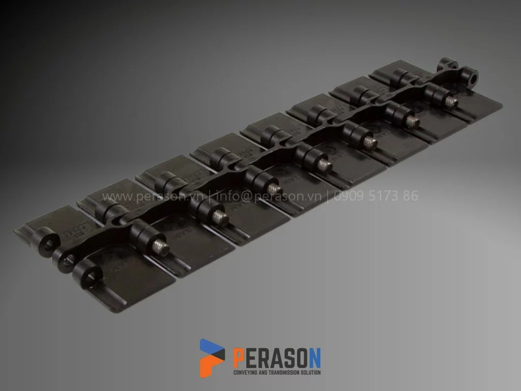 Xích nhựa màu đen chống tĩnh điện và chịu nhiệt