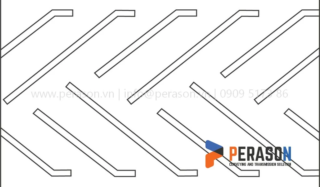 Băng Tải Cao Su Gân V 7 Băng tải cao su gân V chặn mép