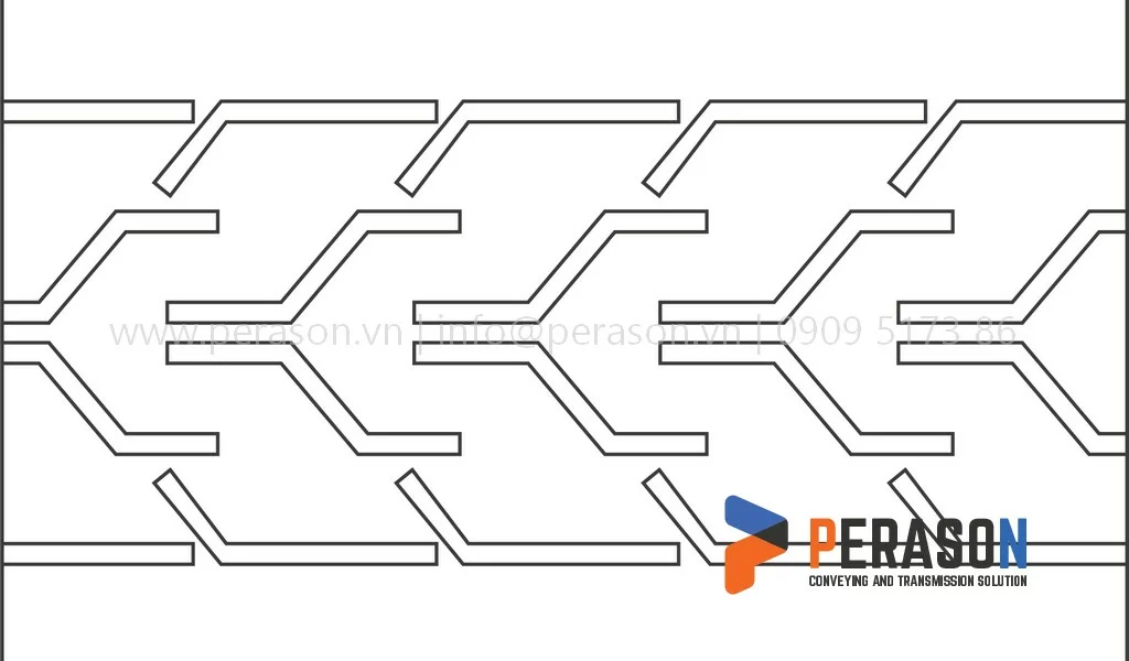 Băng Tải Cao Su Gân V 8 Băng tải cao su gân Y17 chuyên tải bao nặng