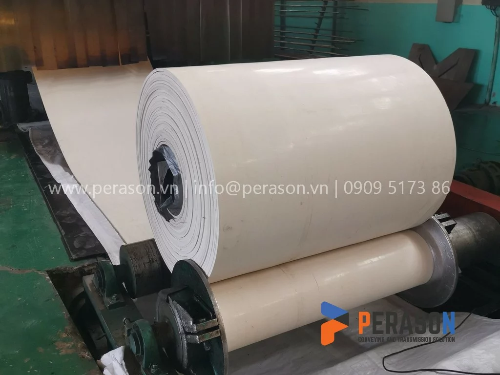 Băng Tải Cao Su Trắng FDA
