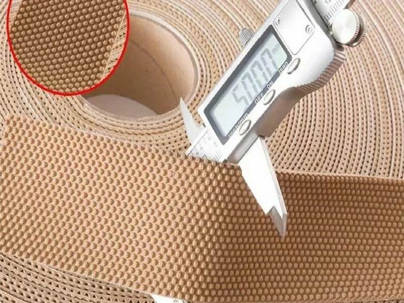 Dộ dày nhám quấn trục con lăn máy trải vải
