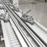 Hệ thống băng tải xích nhựa xương cá chạy thẳng